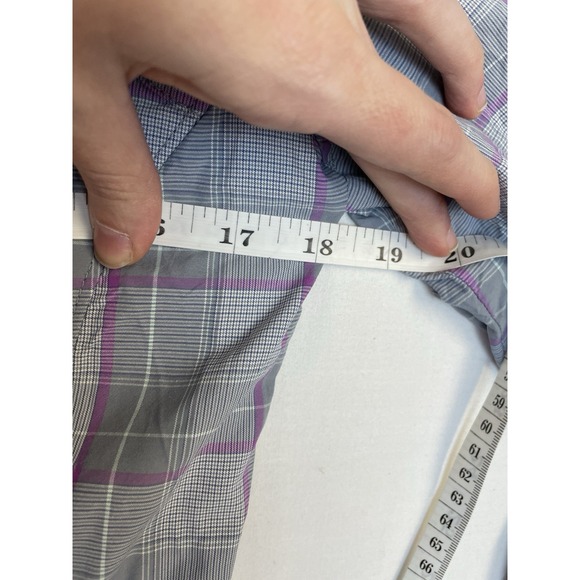 Womens Columbia Long Sleeve Button Up Vented Plaid Shirt M Fishing Roll Sleeves - Picture 8 of 14